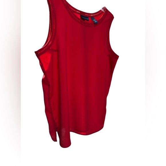 Karen Scott Red Short Sleeve Top NWOT - Picture 2 of 3